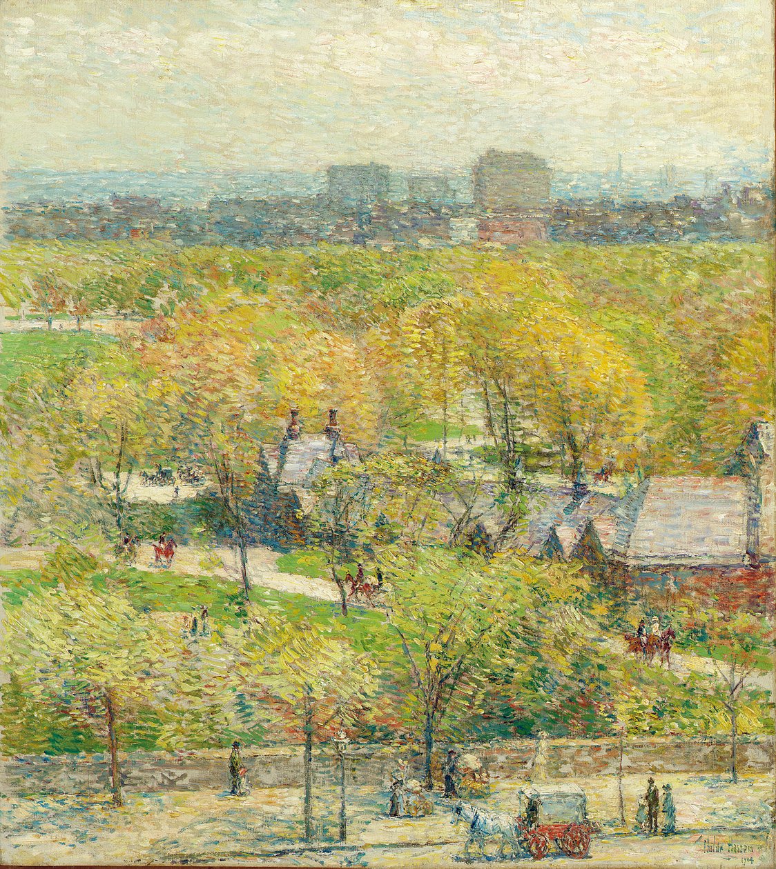Durch den Park von Childe Frederick Hassam