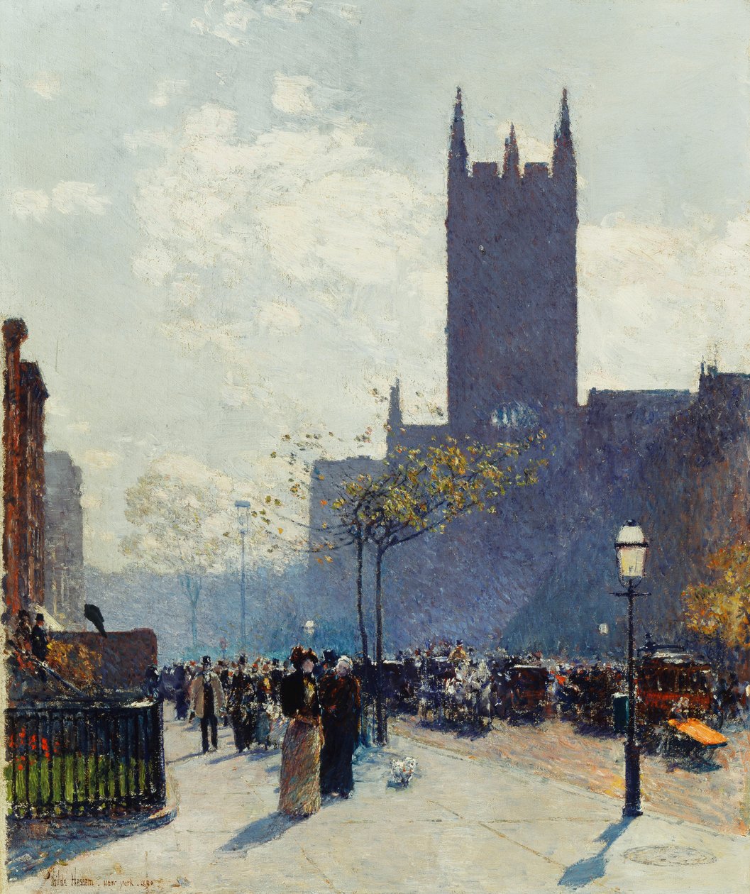Lower Fifth Avenue von Childe Frederick Hassam