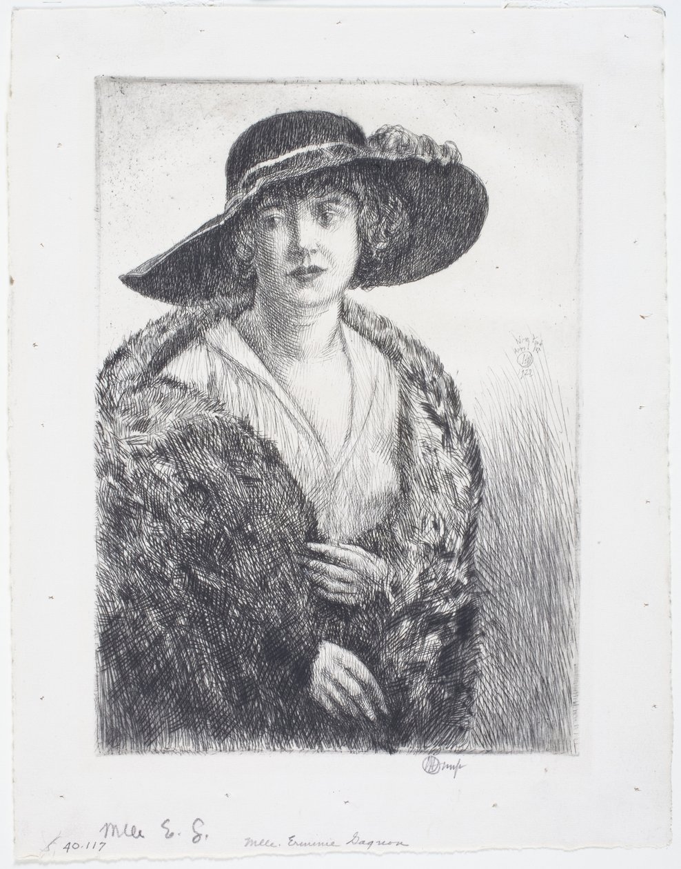 Mlle Erminie Gagnon von Childe Frederick Hassam