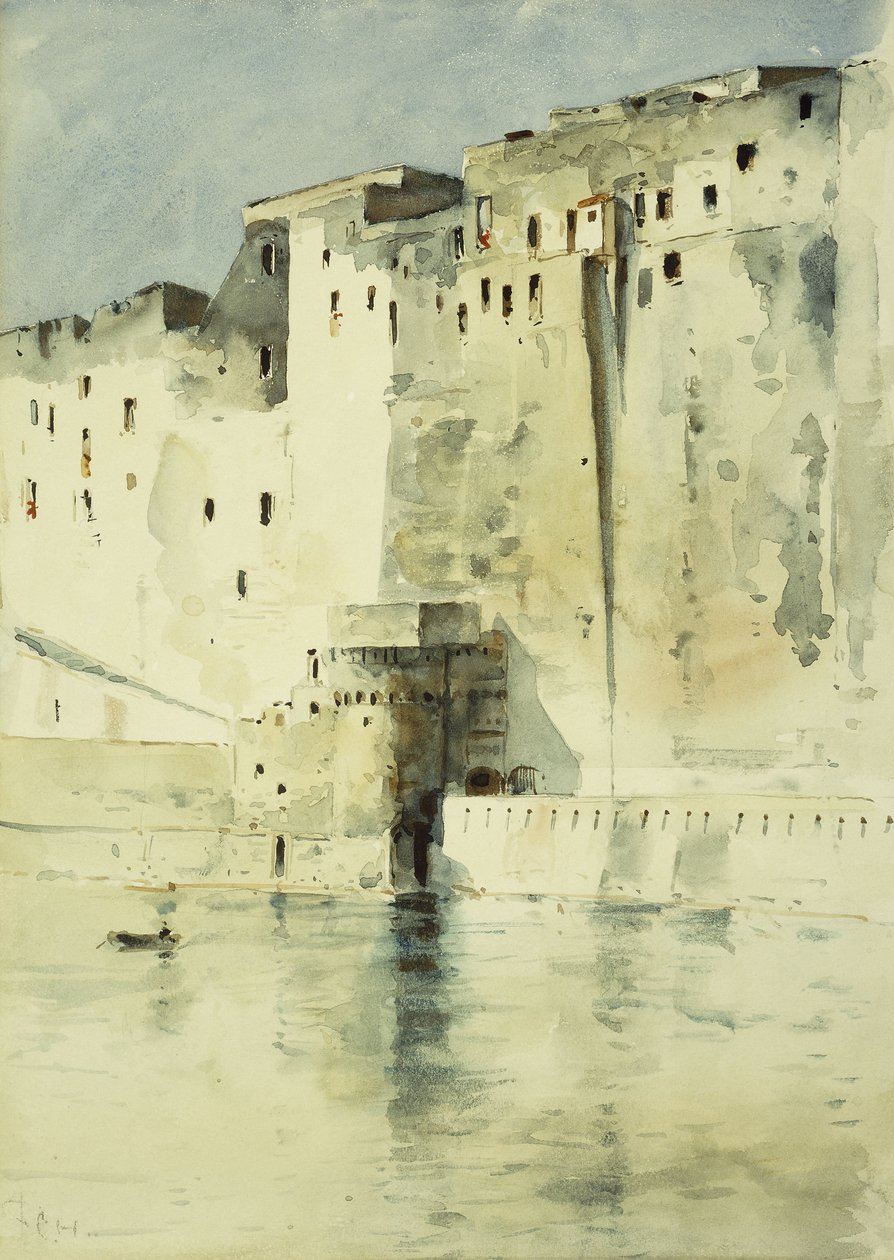 Alte Festung Neapel von Childe Frederick Hassam