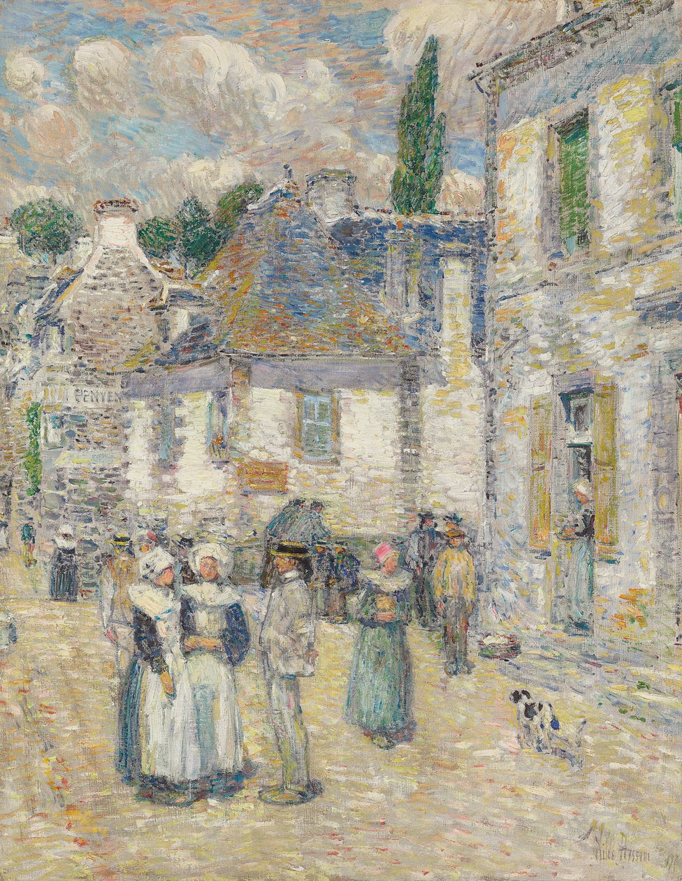 Pont-Aven von Childe Frederick Hassam
