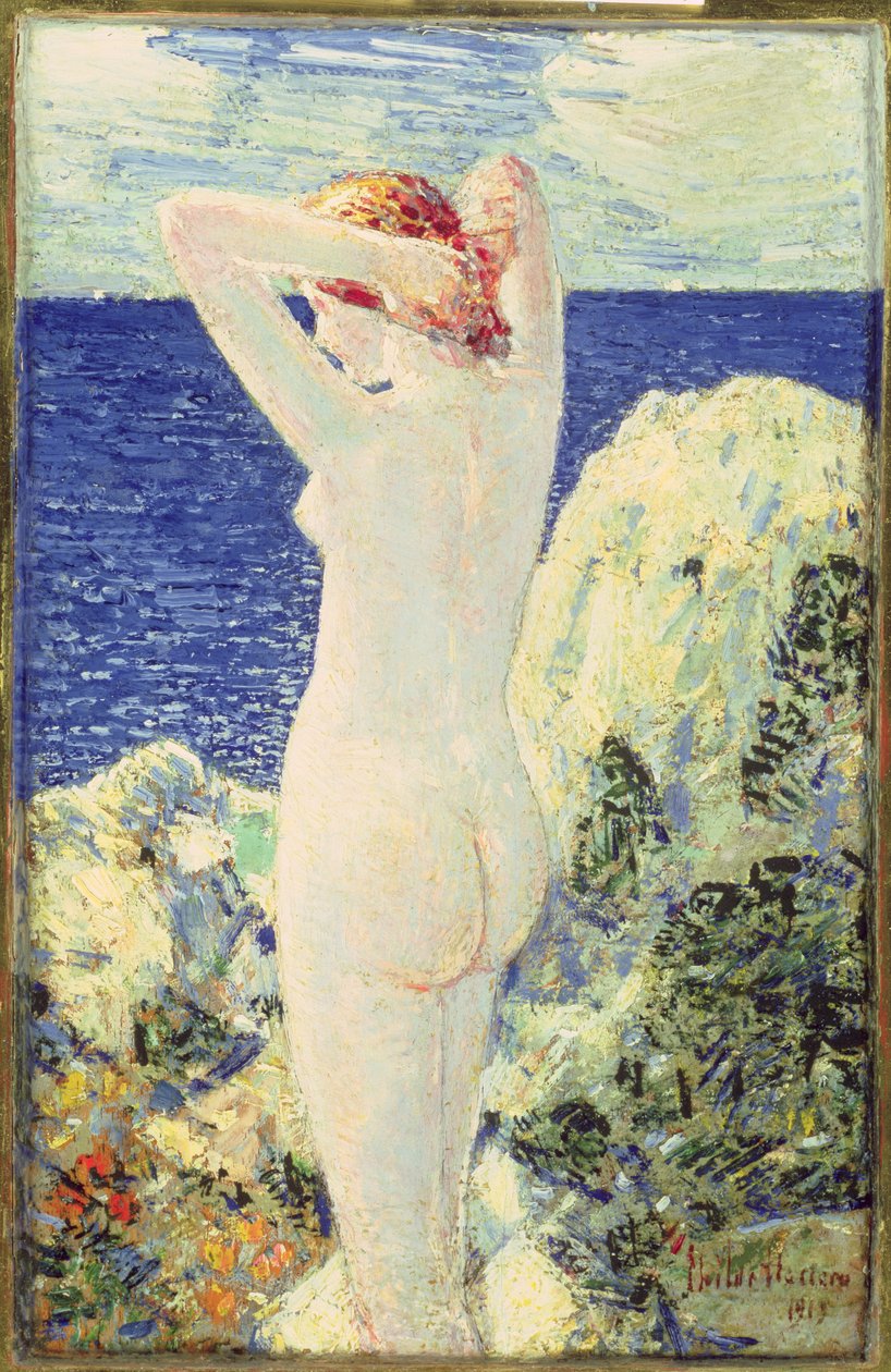 Der Badende von Childe Frederick Hassam