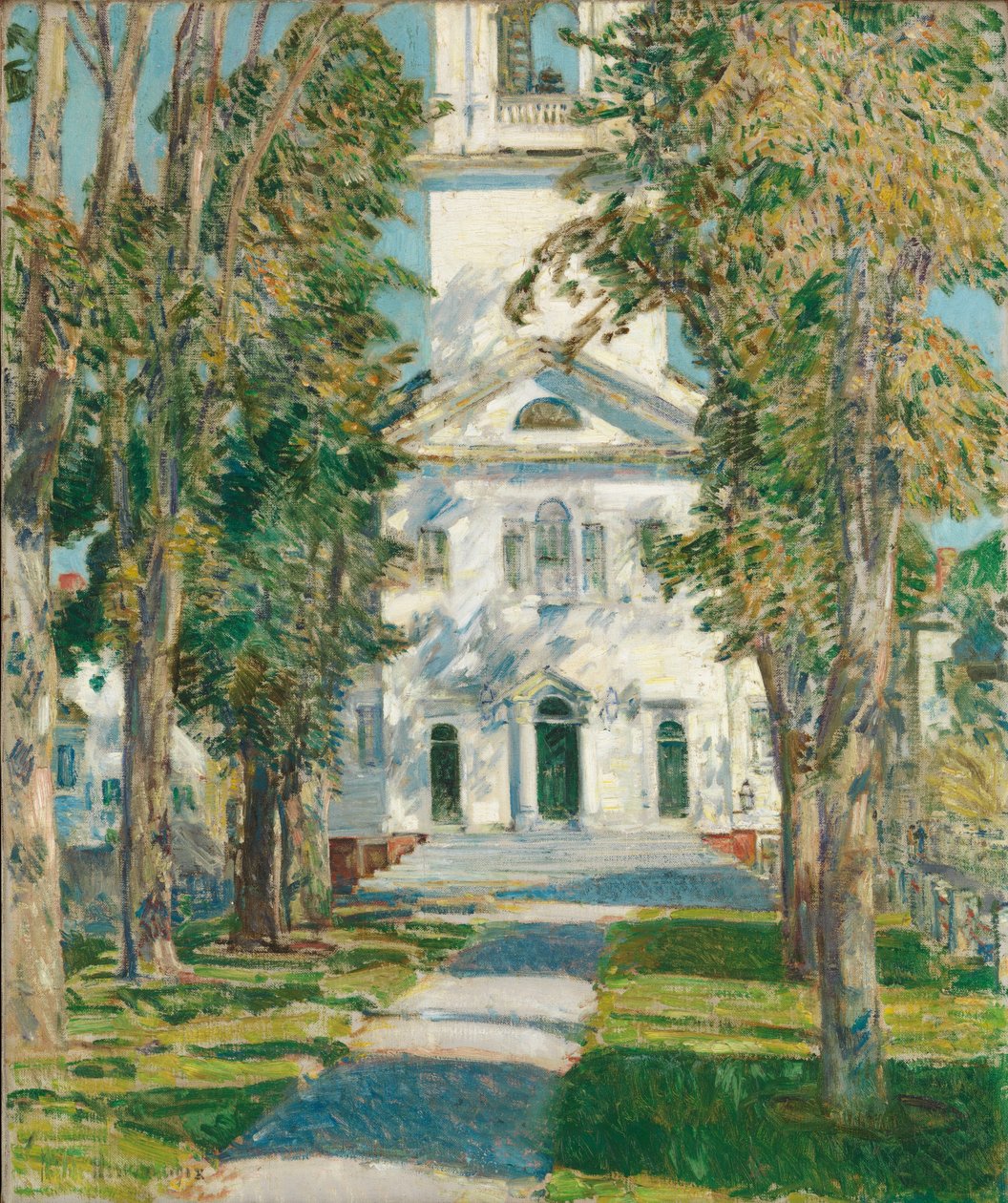Die Kirche in Gloucester von Childe Frederick Hassam