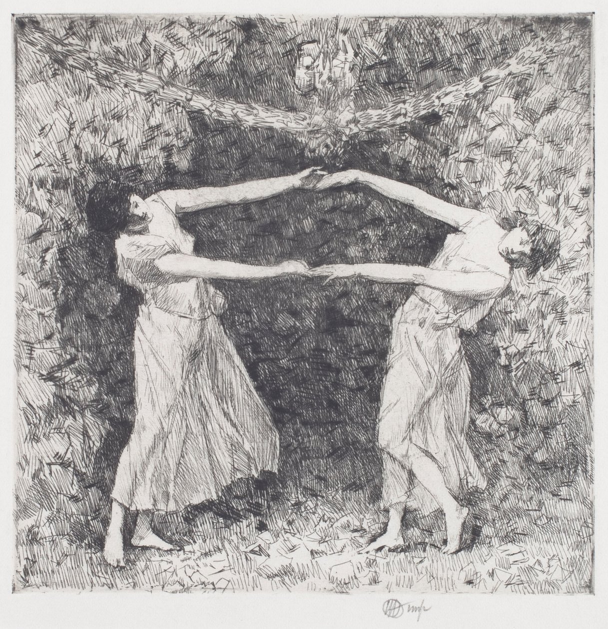 Der Lorbeertanz von Childe Frederick Hassam