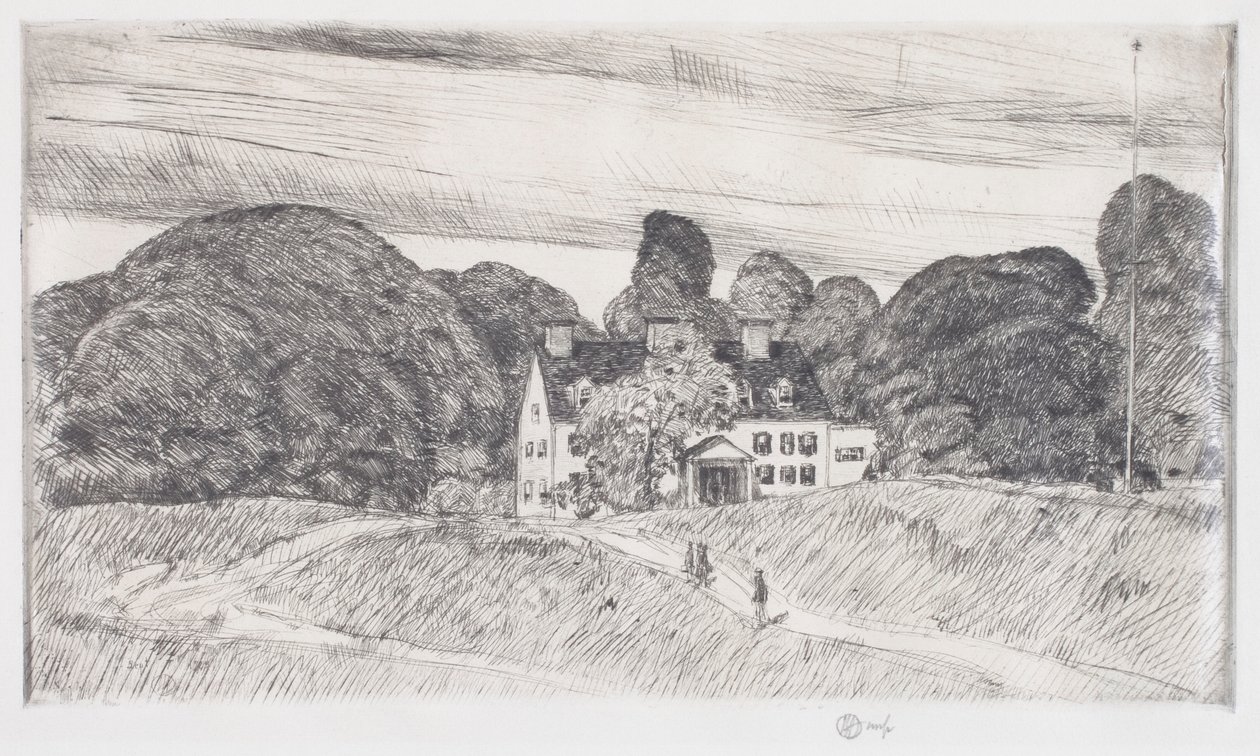 The Lion Gardiner Manor von Childe Frederick Hassam