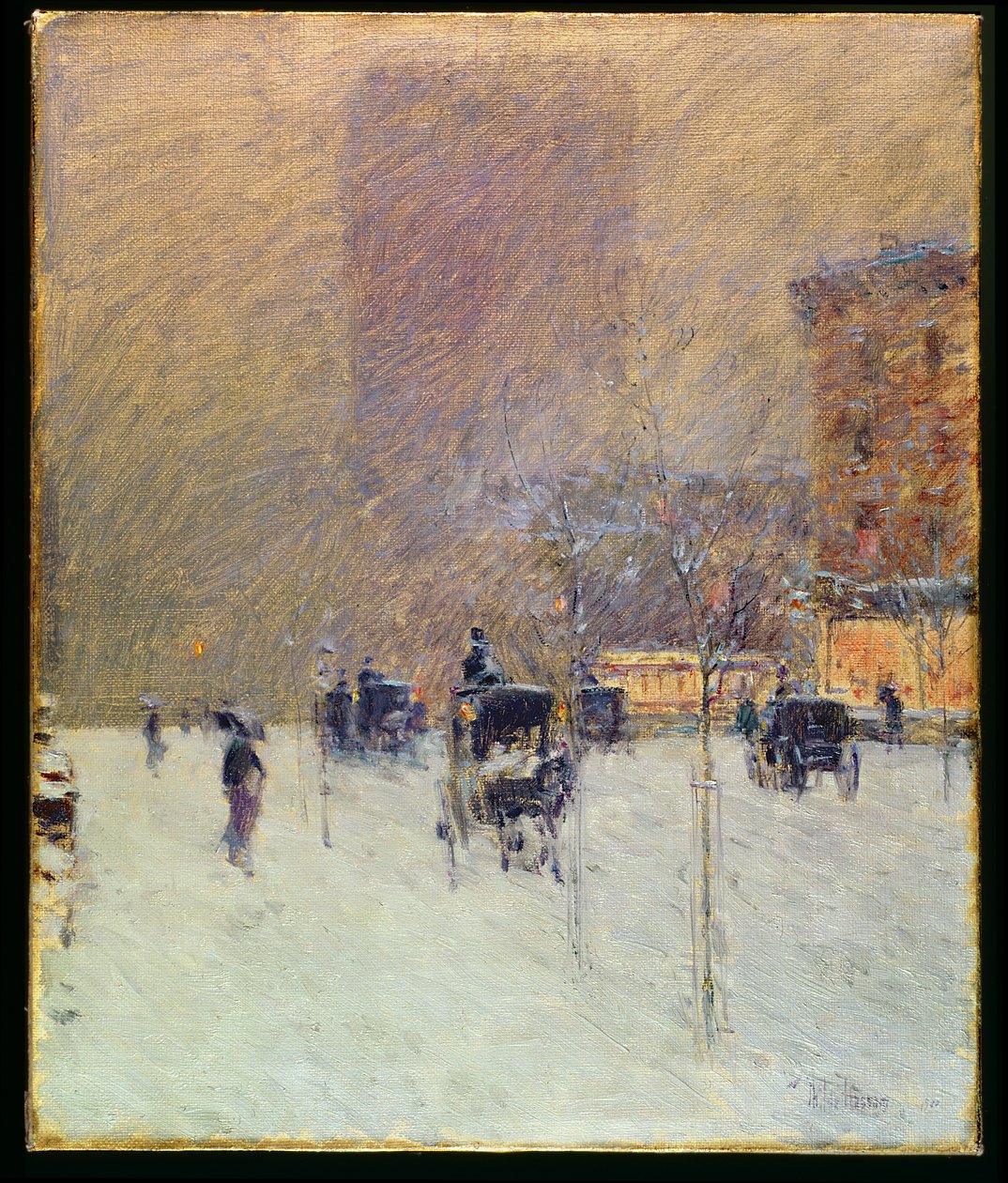 Winternachmittag in New York von Childe Frederick Hassam