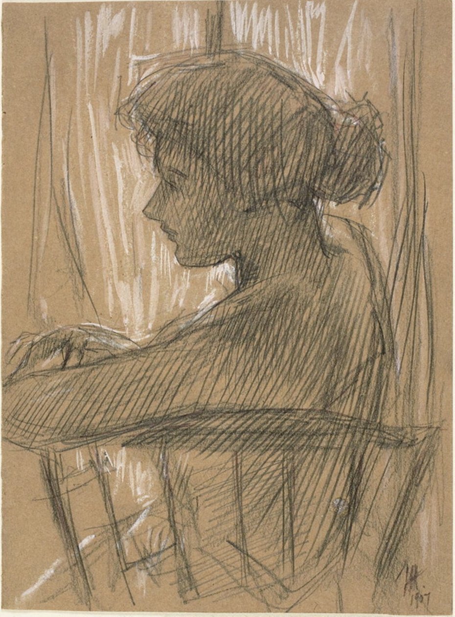 Gegen das Licht von Childe Hassam