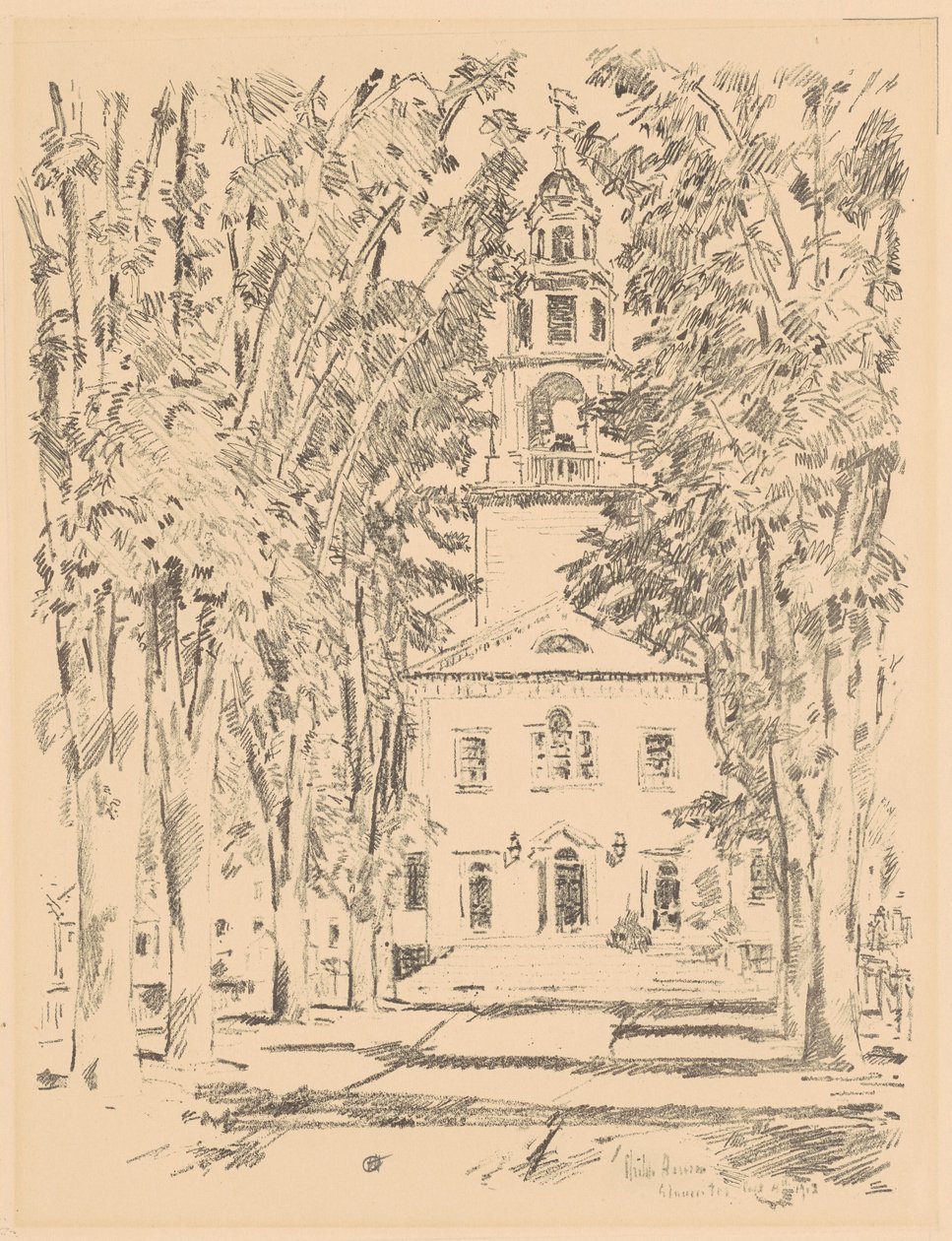 Kolonialkirche, Gloucester von Childe Hassam