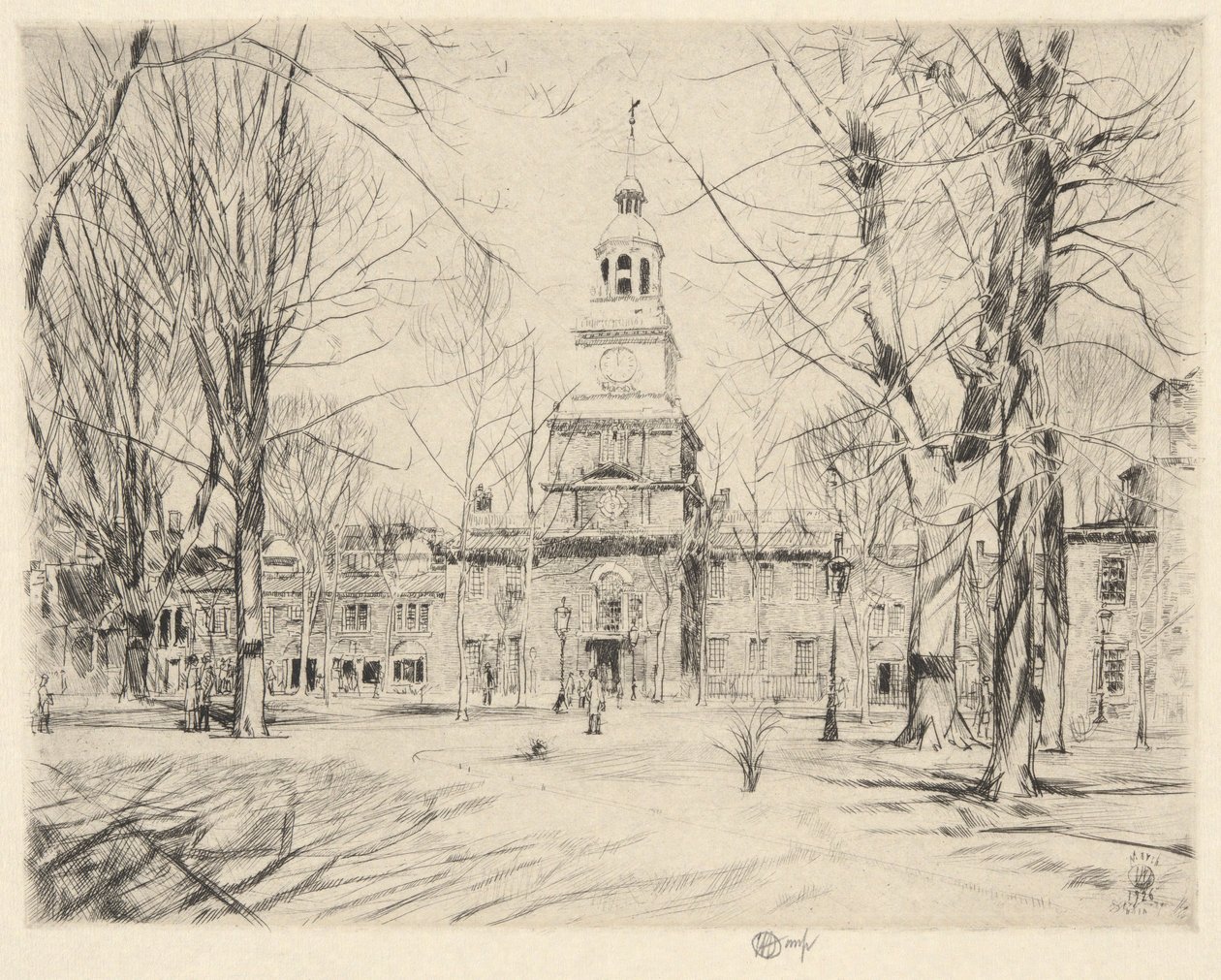 Independence Hall, Philadelphia, 1926 von Childe Hassam