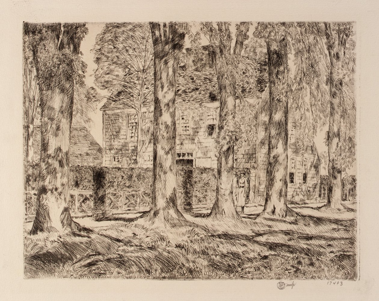Die Dorfulmen, Easthampton von Childe Hassam