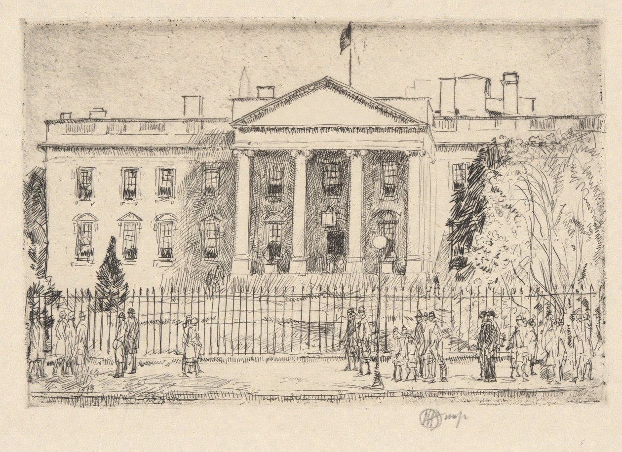 Das Weiße Haus von Childe Hassam