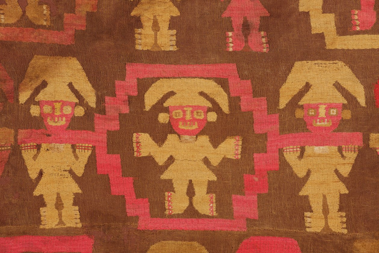 Detail des Chimú-Mantels von Chimú style