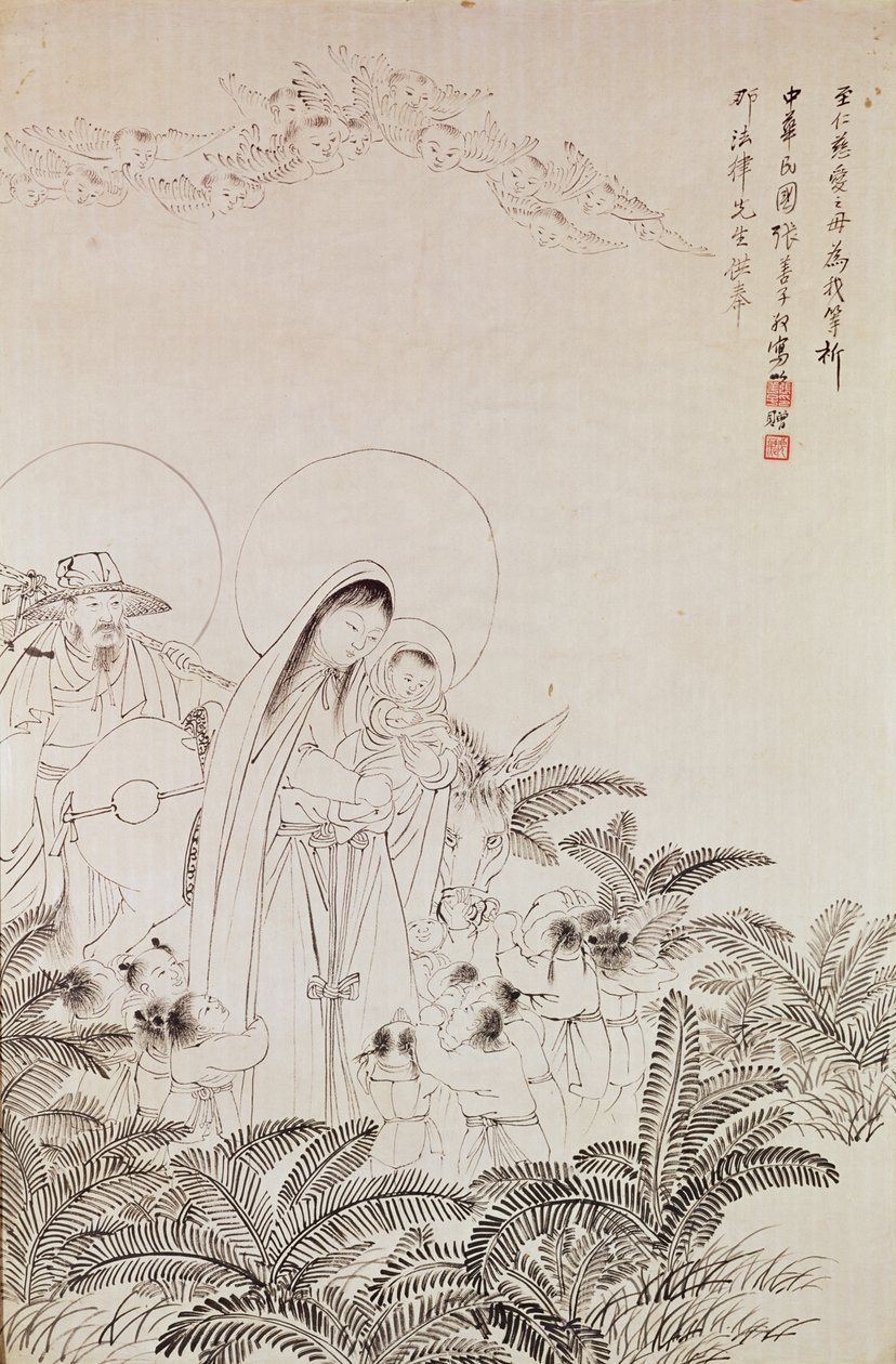 Madonna mit Kind von Chinese School