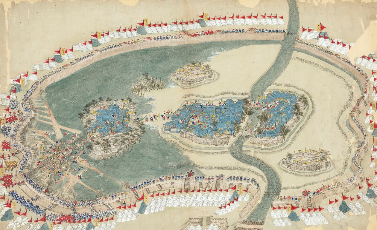 Der Taiping-Aufstand, nach 1864 von Chinese Master.