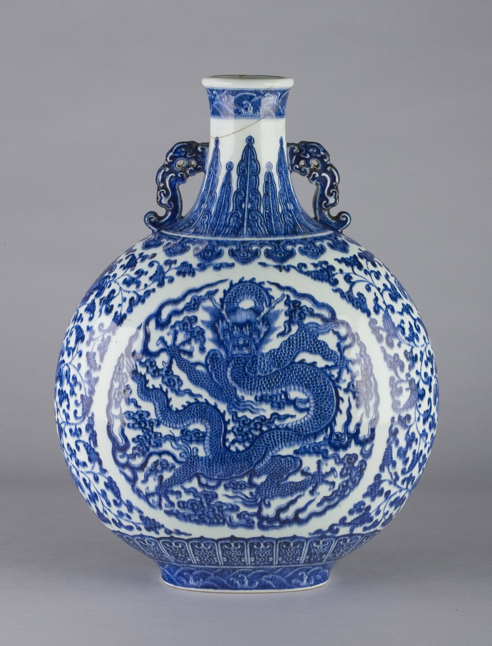 Pilgerflasche, 1736-96 (Jingdezhen-Ware) von Chinese School