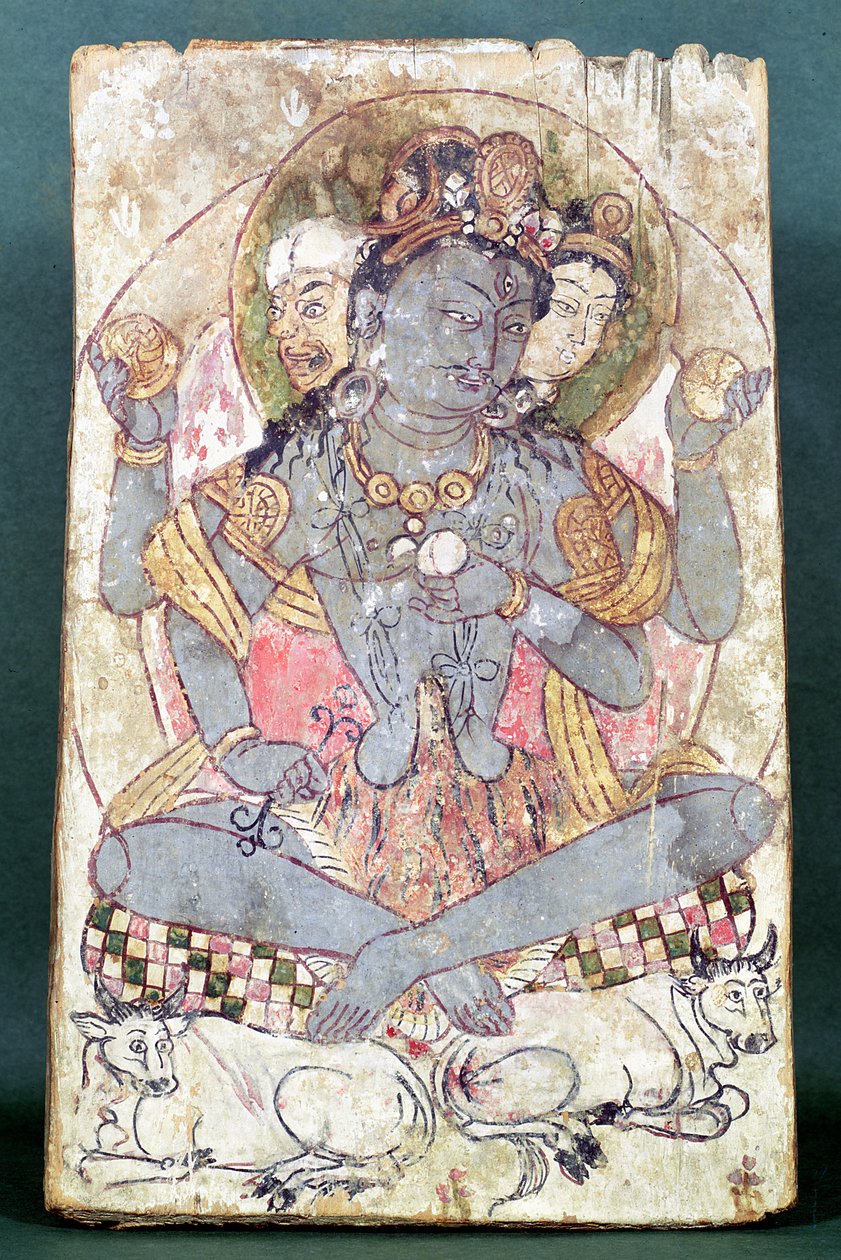 Shiva aus Dandan-Uiliq, Khotan, ca. 500-527 v. Chr. von Chinese School