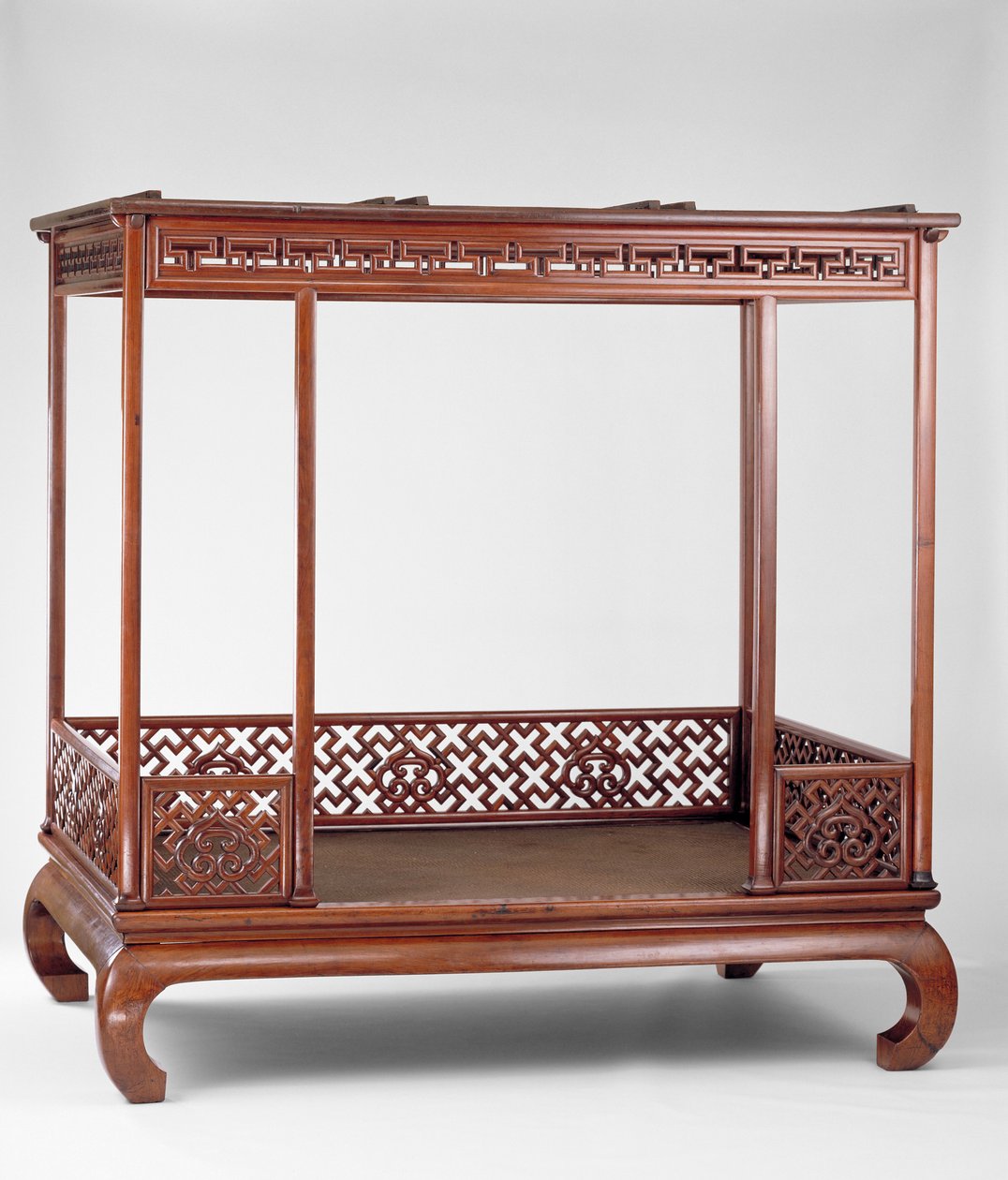 Sechs-Pfosten-Baldachinbett, Ming-Dynastie von Chinese School
