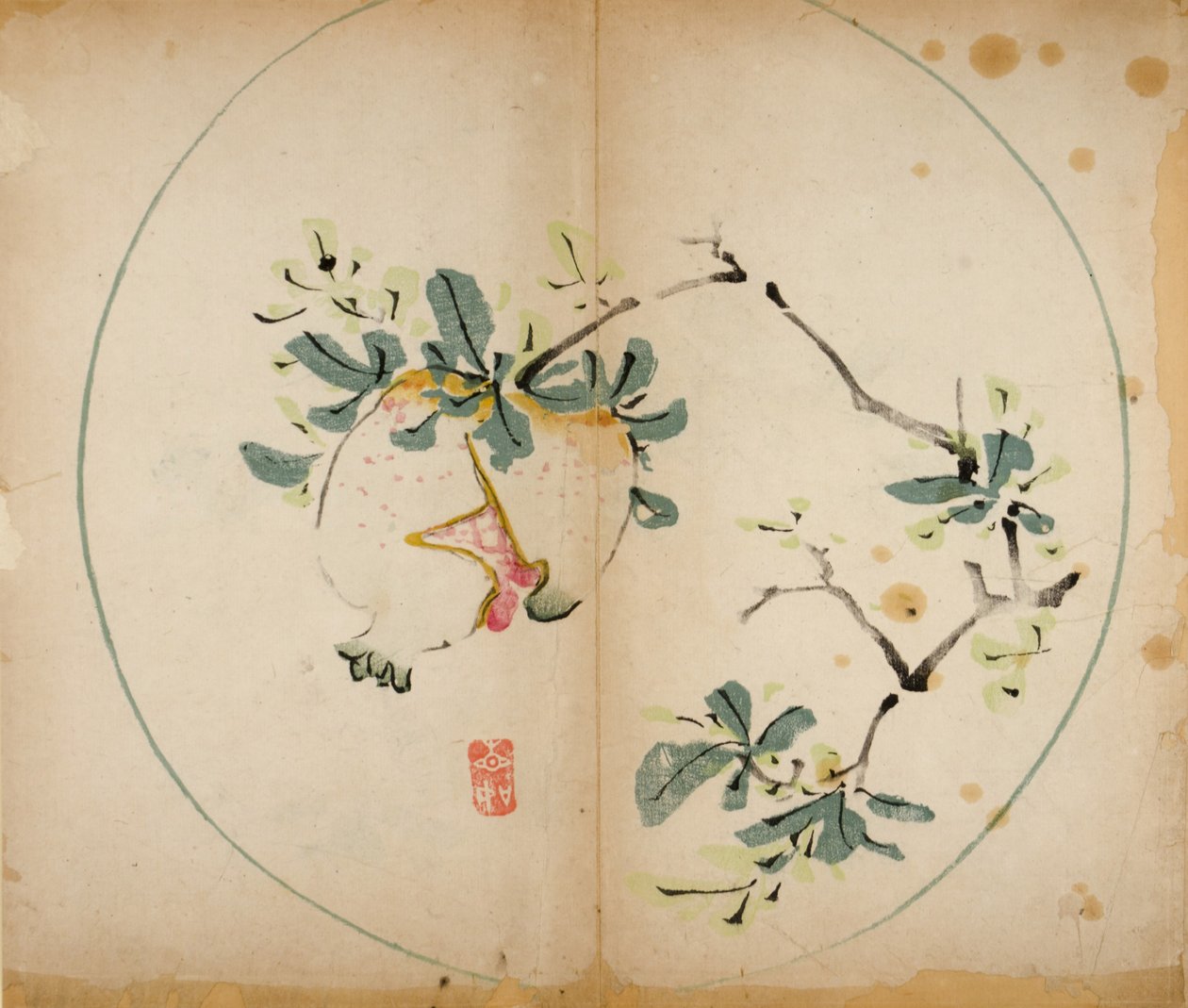 Zehn Bambus-Studio-Drucke, 1643 von Chinese School