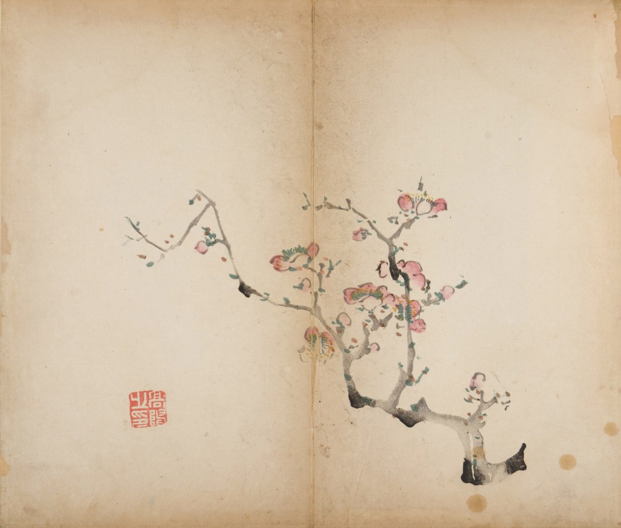 Zehn Bambus-Studio-Drucke, 1643 von Chinese School