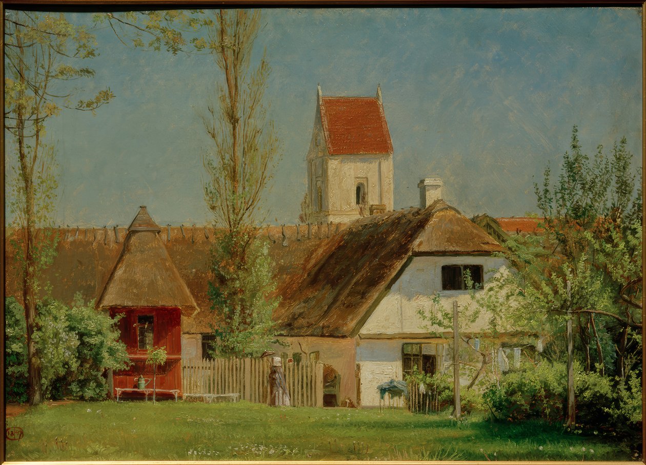 Ein Pfarrhof. Hellestedt von Christen Dalsgaard