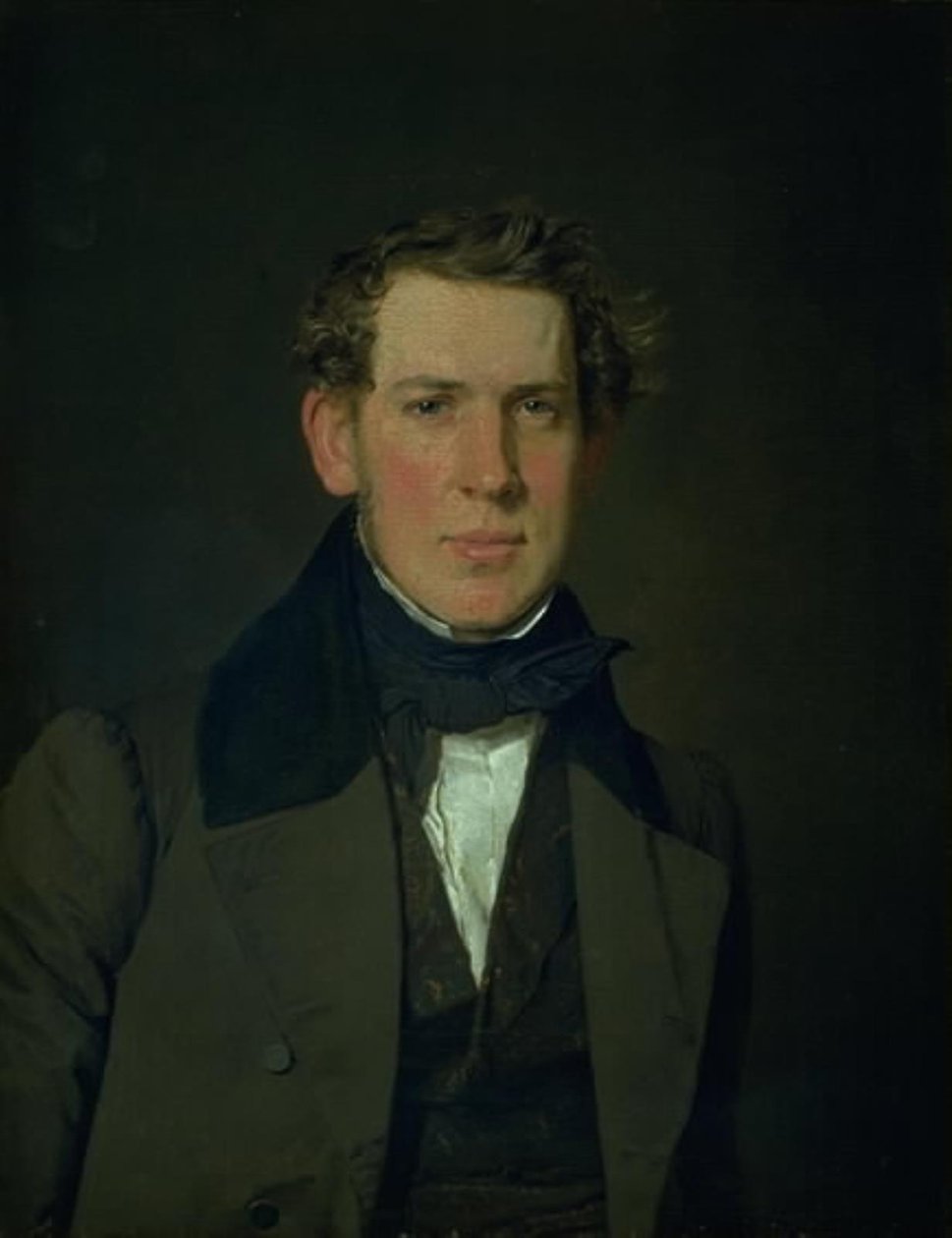 Porträt von Carl Adolf Feilberg von Christen Købke