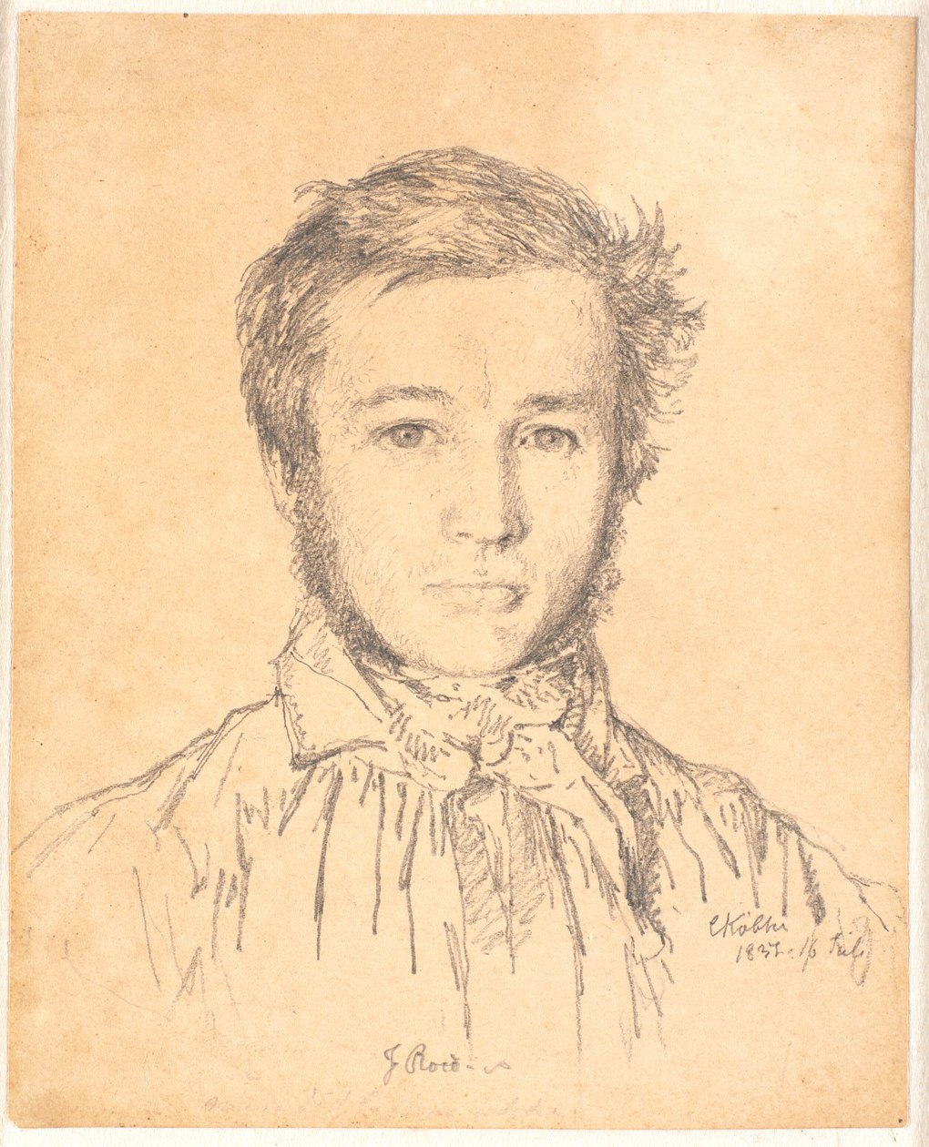 Porträt von Jørgen Roed von Christen Købke