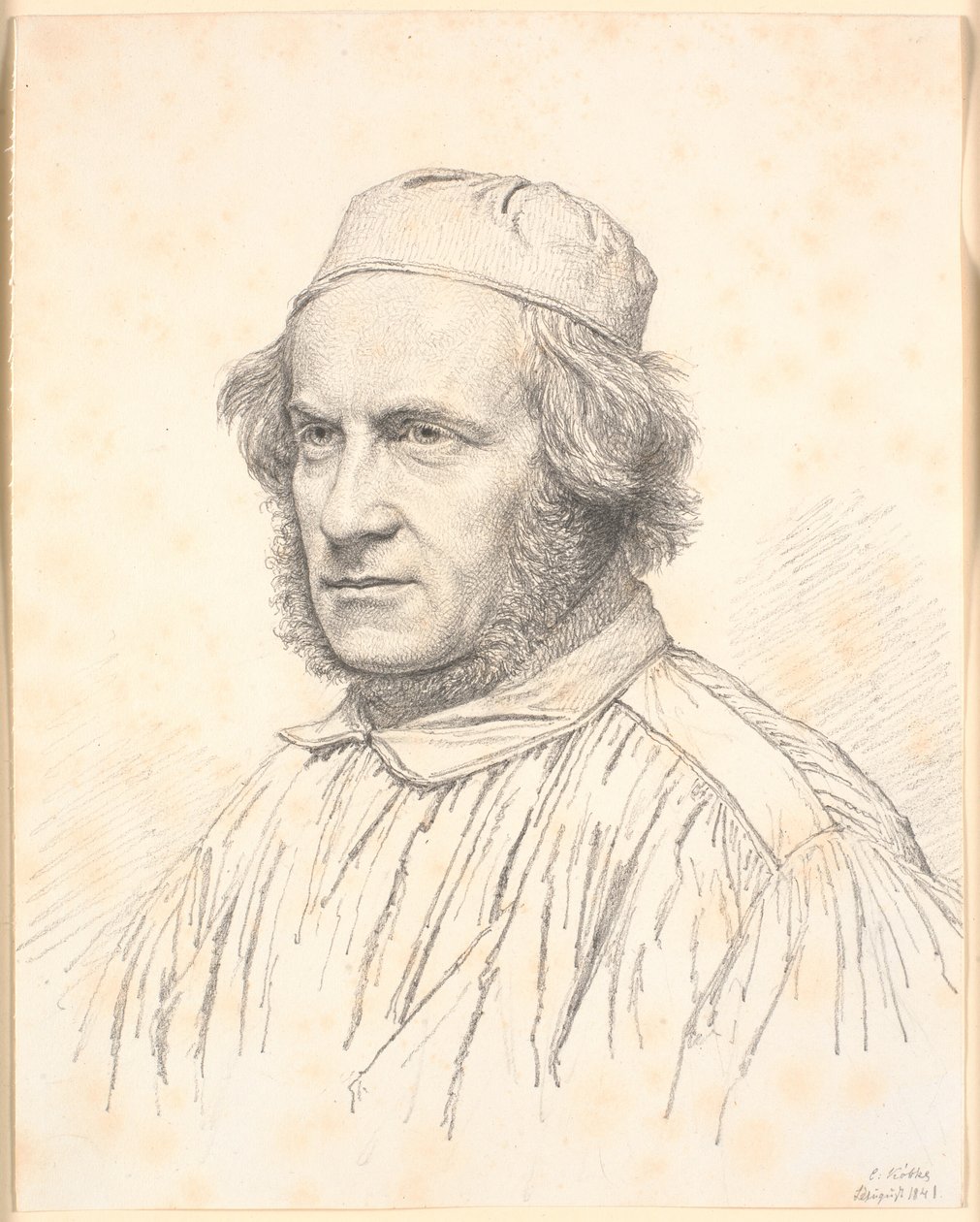 Porträt von H.W. Bissen (1798-1868) von Christen Købke