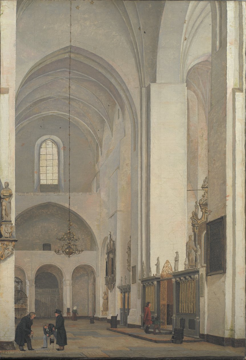 Das Querschiff des Århus Doms von Christen Købke