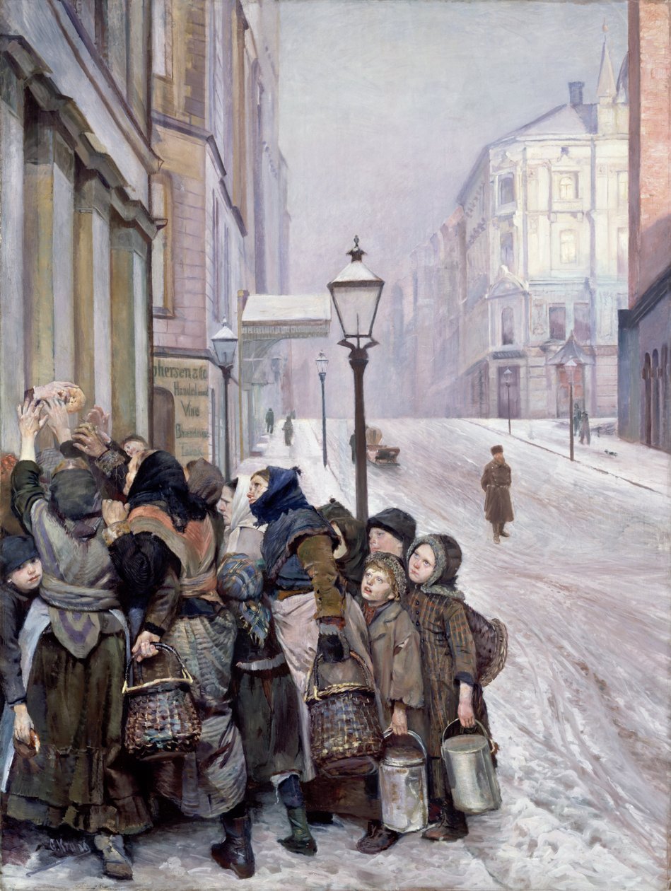 Kampf ums Überleben von Christian Krohg