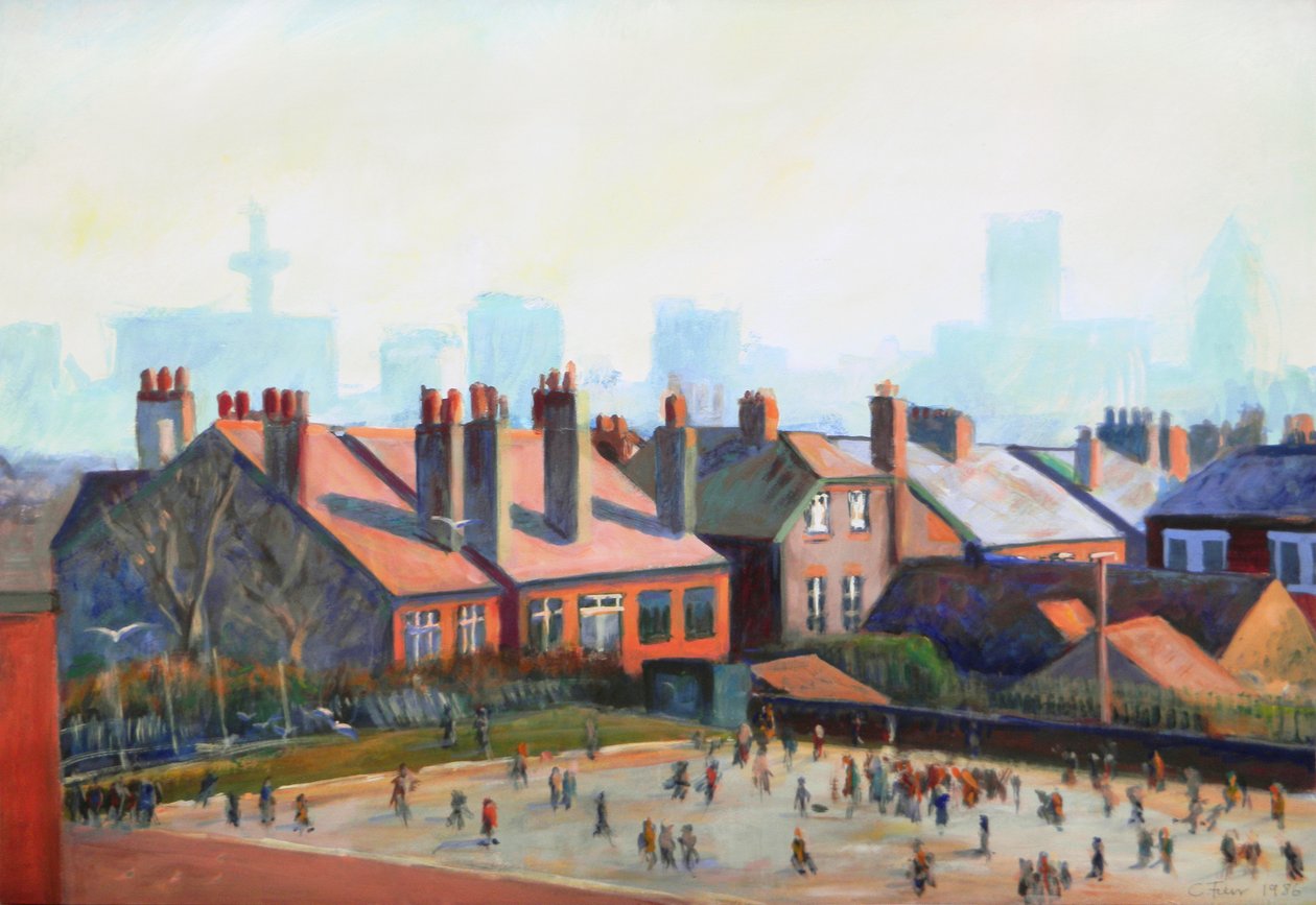 Schulhof in Liverpool von Christian Furr