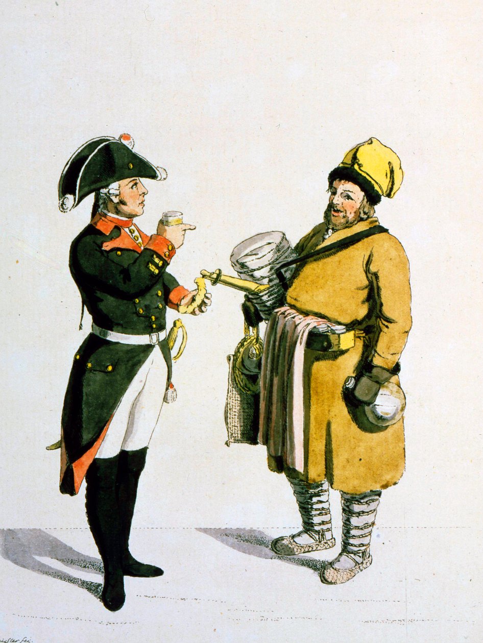 Sbiten-Verkäufer, 1799 von Christian Gottfried Heinrich Geissler