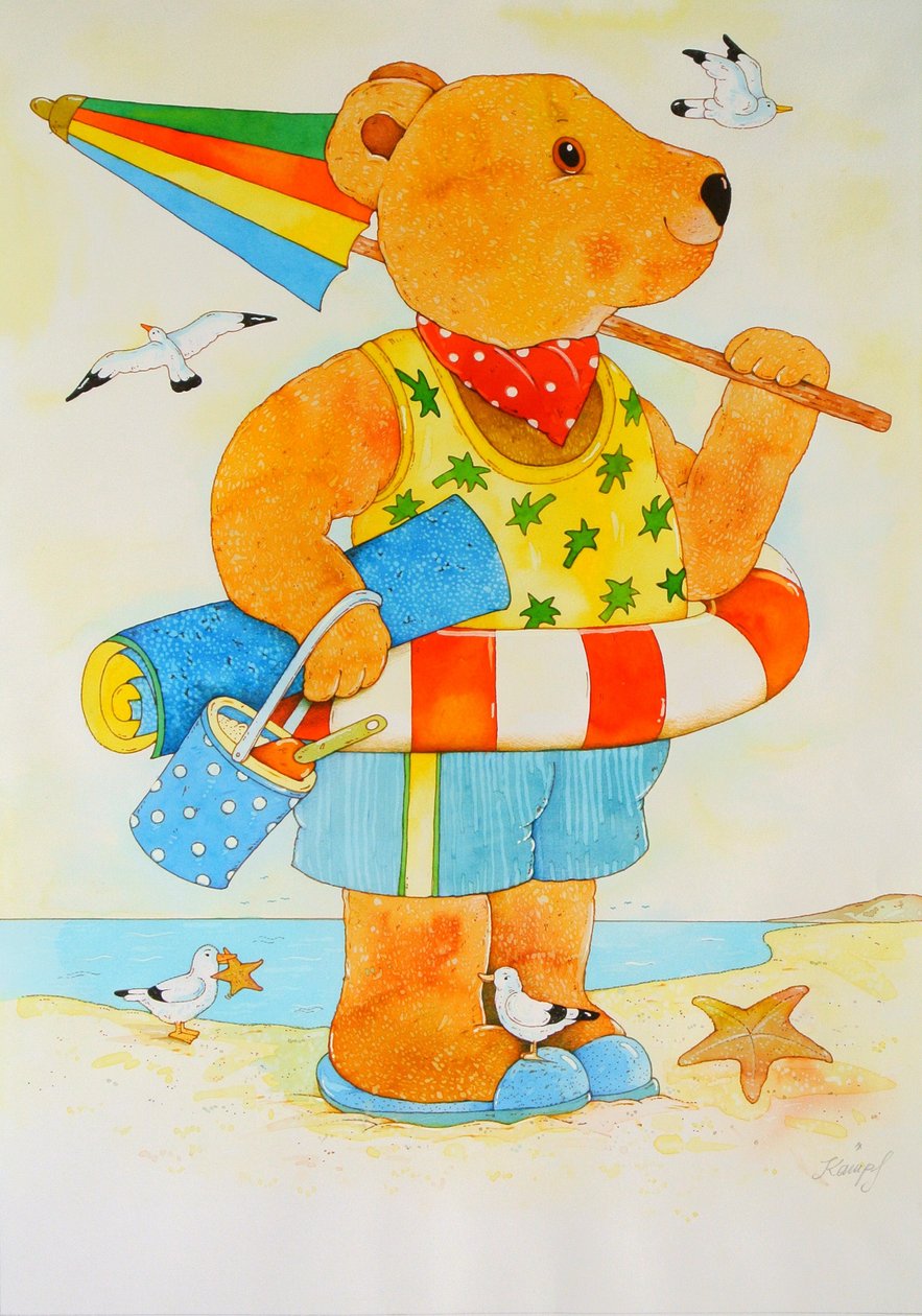 Am Strand / Sommer von Christian Kaempf