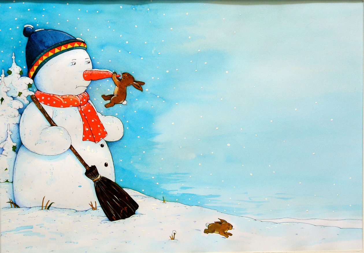 Schneemanntraum von Christian Kaempf