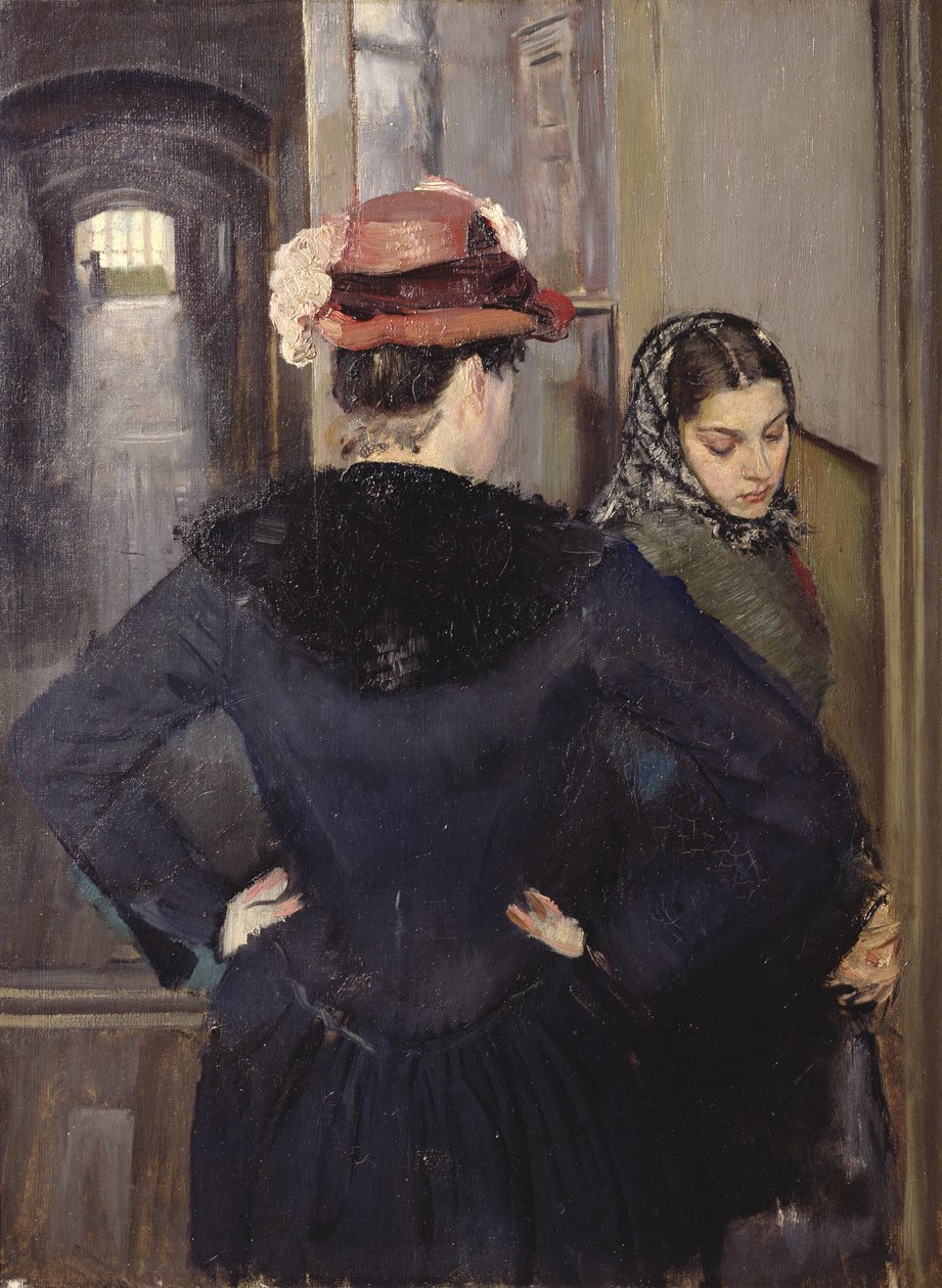Ein Treffen (Albertine) von Christian Krohg