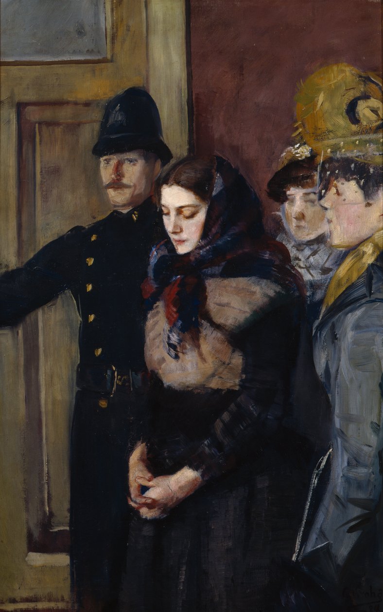 Albertine (Skizze) von Christian Krohg