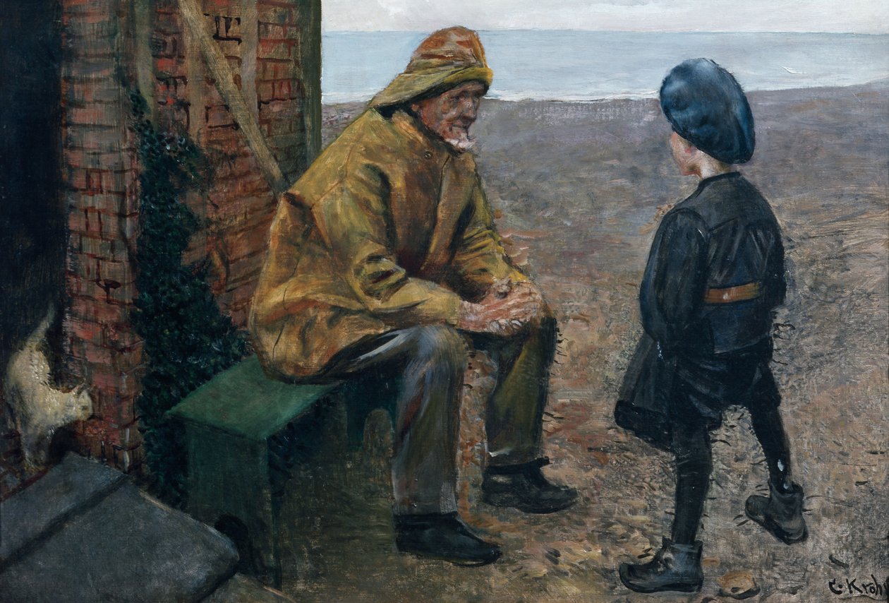 Aus der Normandie, aus dem Interview von Christian Krohg