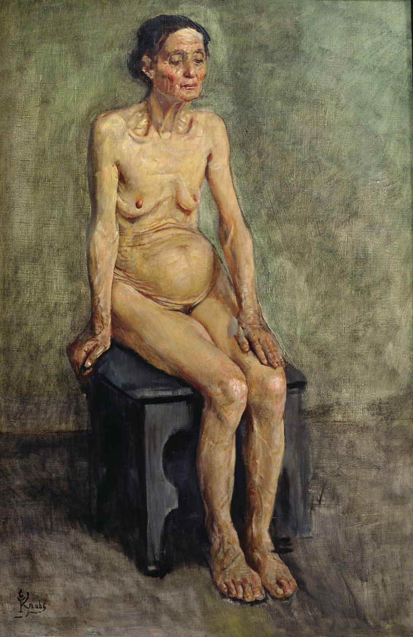 Alte Frau von Christian Krohg