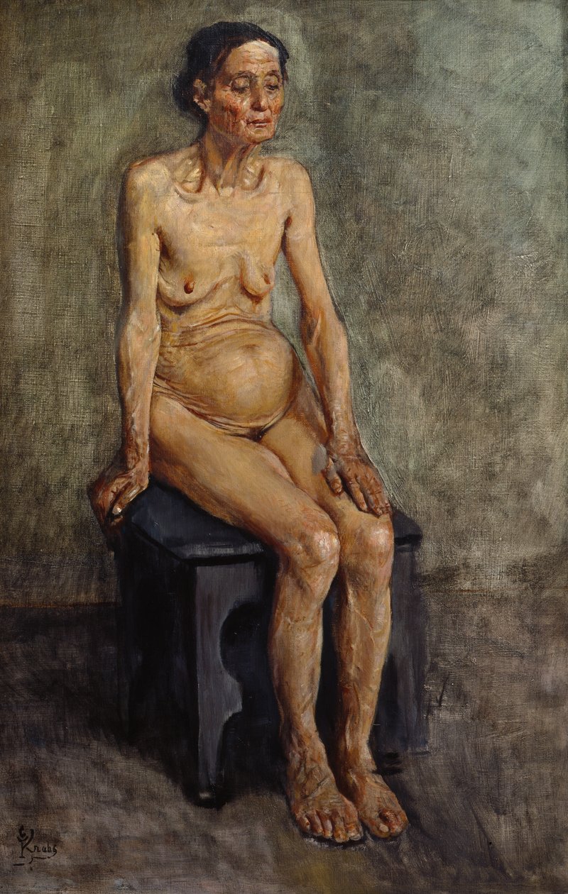 Alte Frau von Christian Krohg