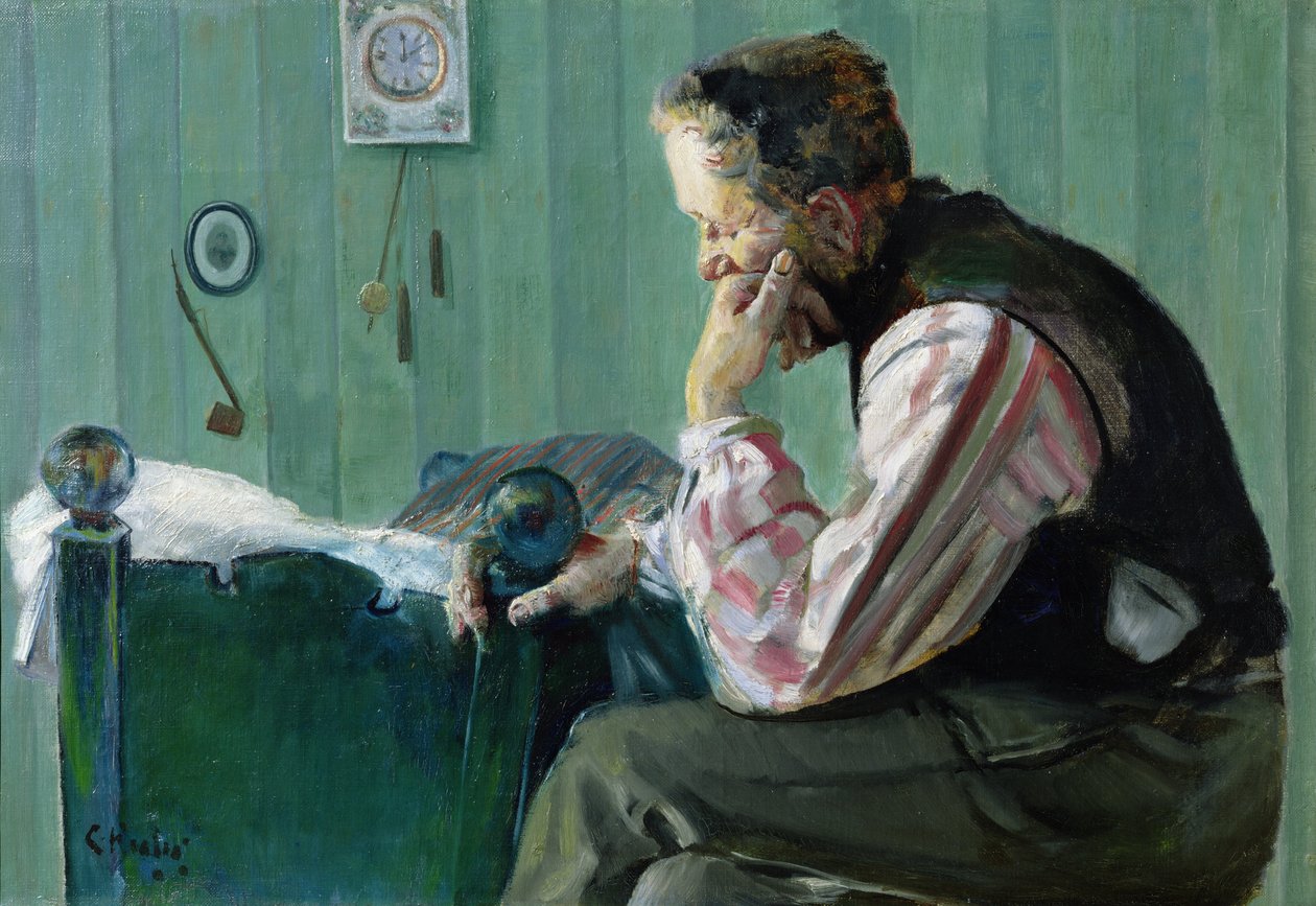 Porträt, Terje Vigen von Christian Krohg