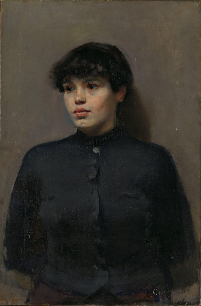 Porträt von Jossa von Christian Krohg