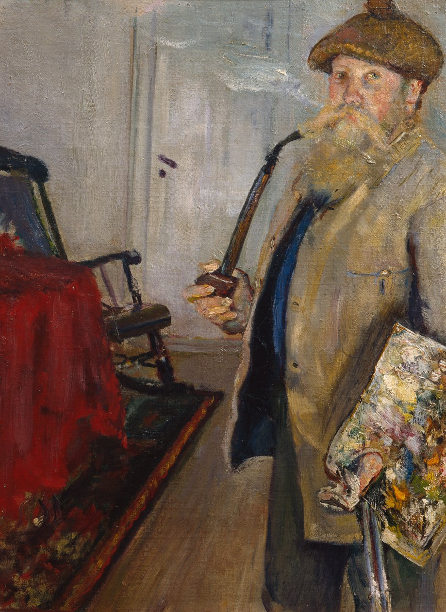 Selbstporträt von Christian Krohg