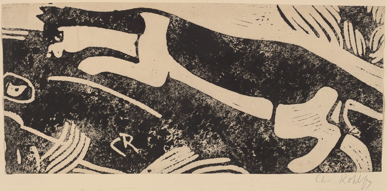 Katze und Maus von Christian Rohlfs