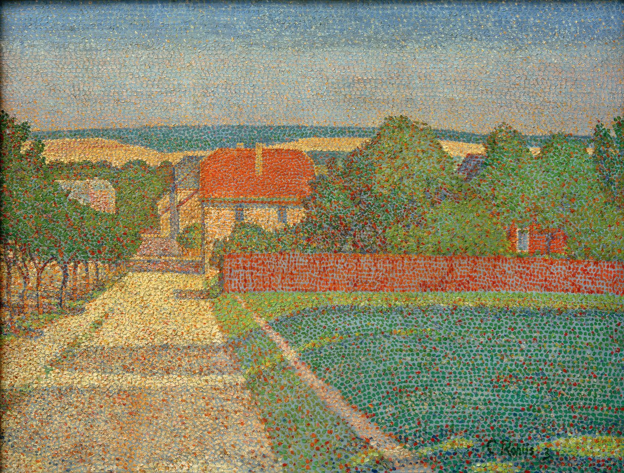 Häuser in Weimar von Christian Rohlfs