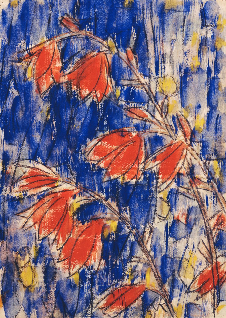 Rote Blumen von Christian Rohlfs