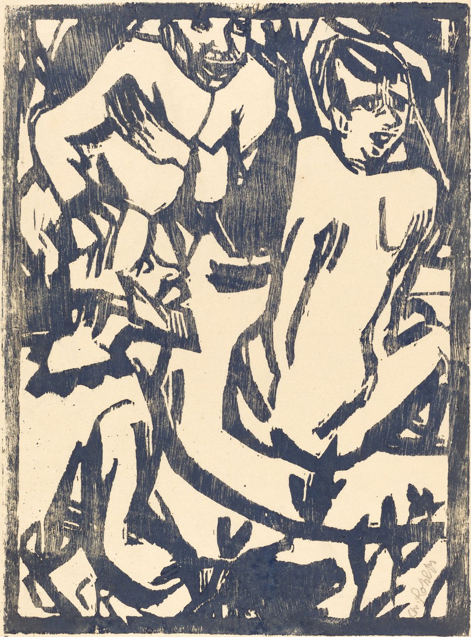 Susanna und die Ältesten, 1916-1917 von Christian Rohlfs
