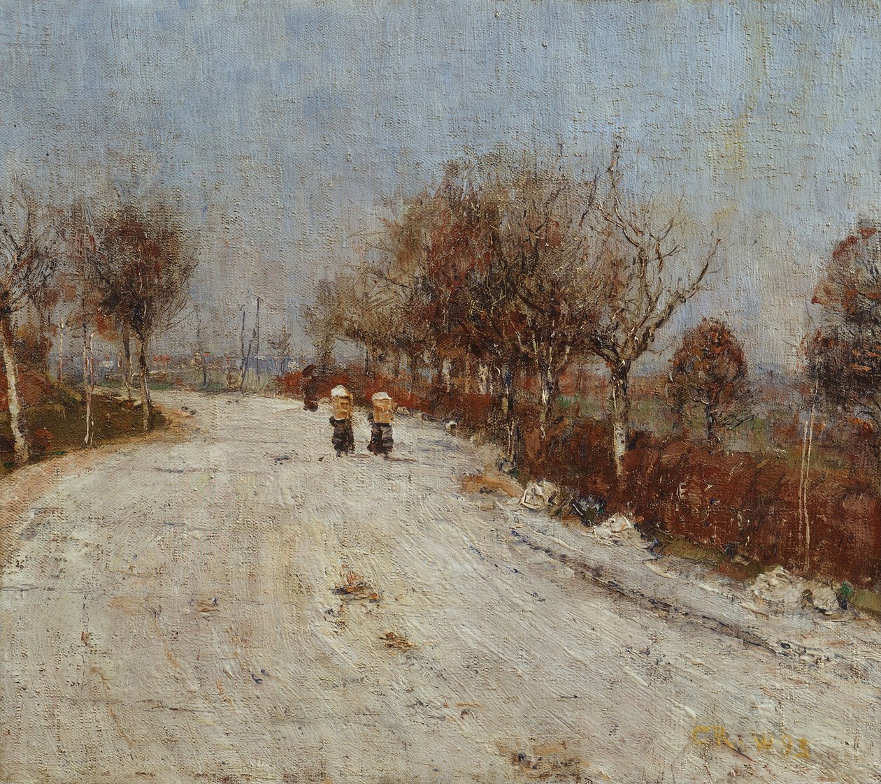 Die Straße nach Gelmeroda, 1893 von Christian Rohlfs