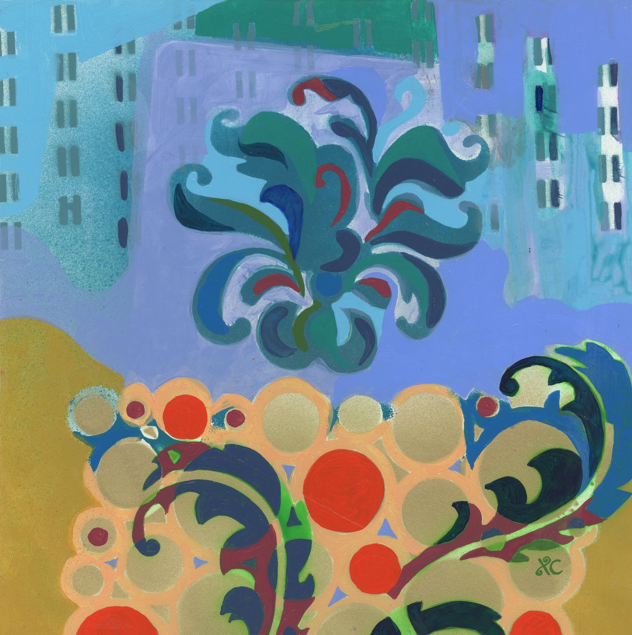 Meditation 34, ca. 2017 von Christina Saj
