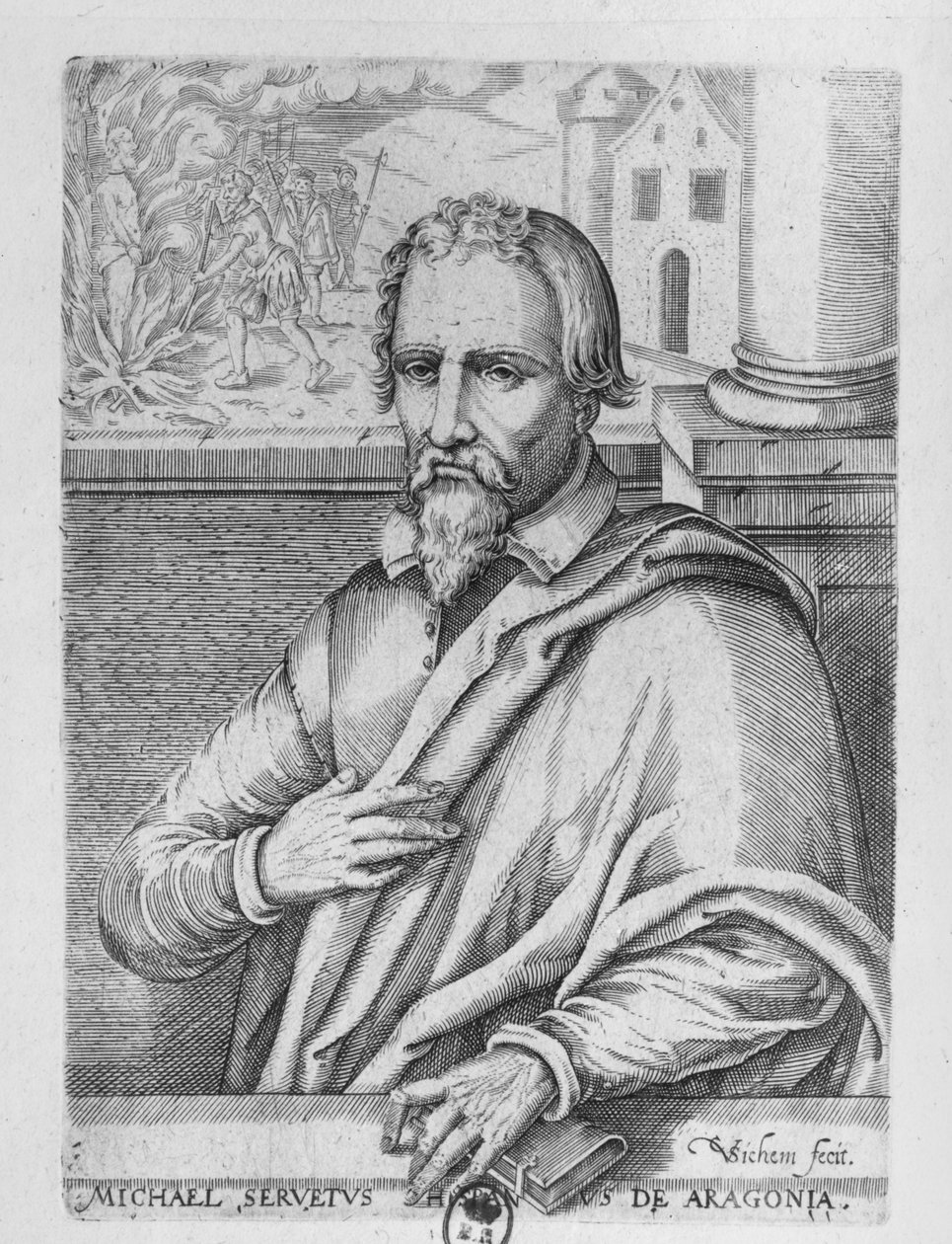 Michael Servetus (1511-53) von Christoffel van the Elder Sichem