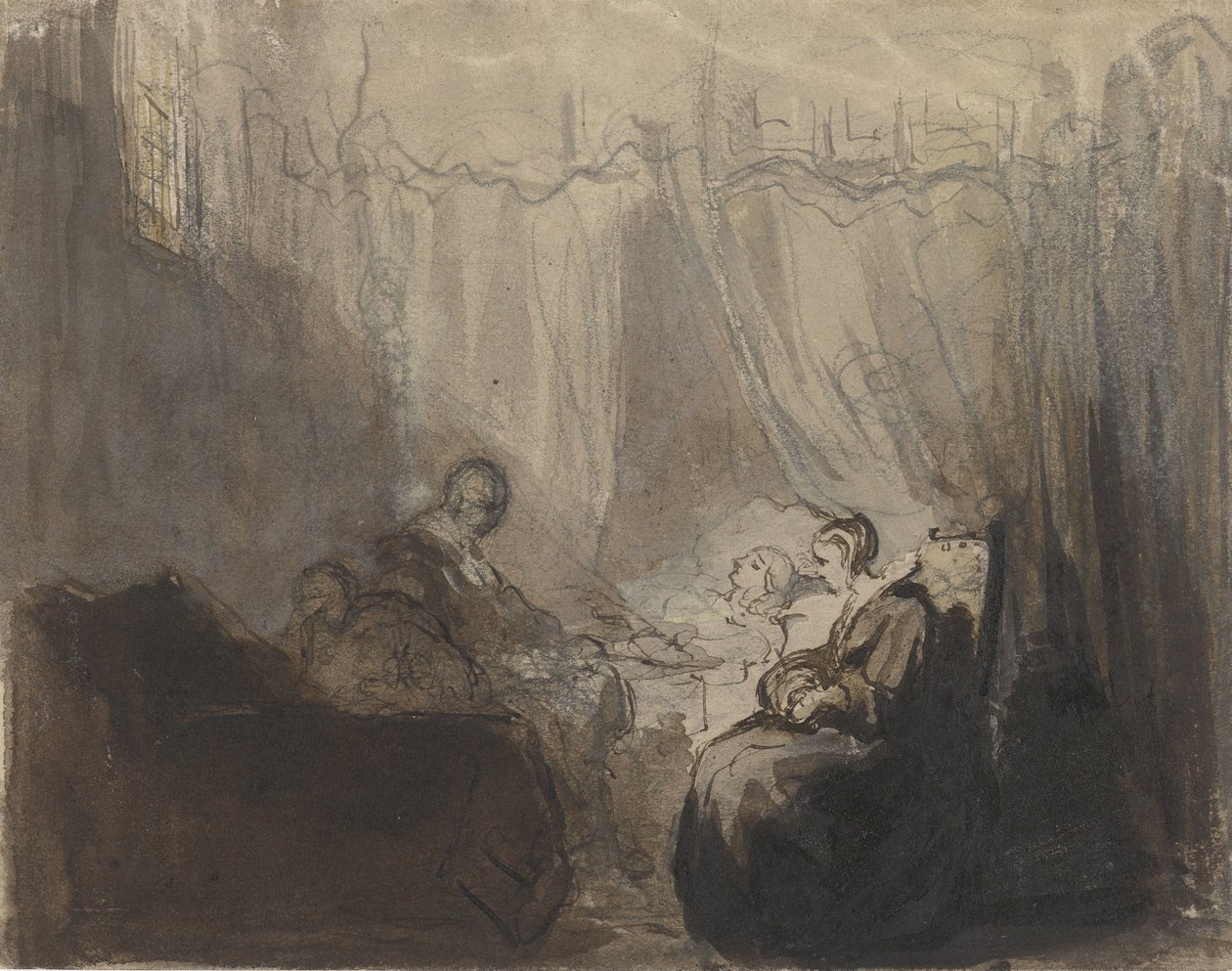 Ein Krankenzimmer von Christoffel Bisschop