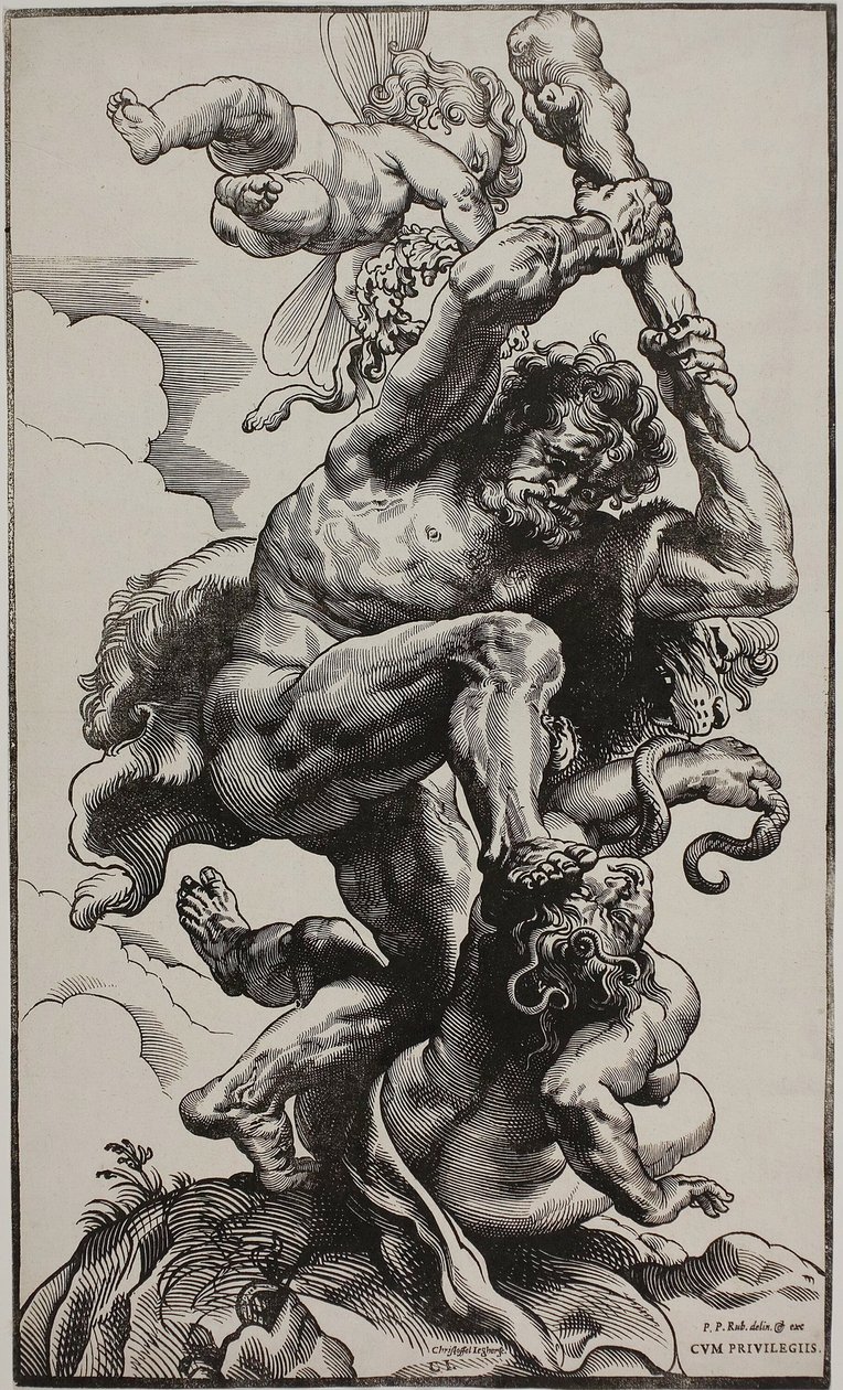 Herkules tötet den Neid von Christoffel Jegher